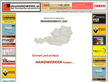 Tablet Screenshot of dashandwerk.at